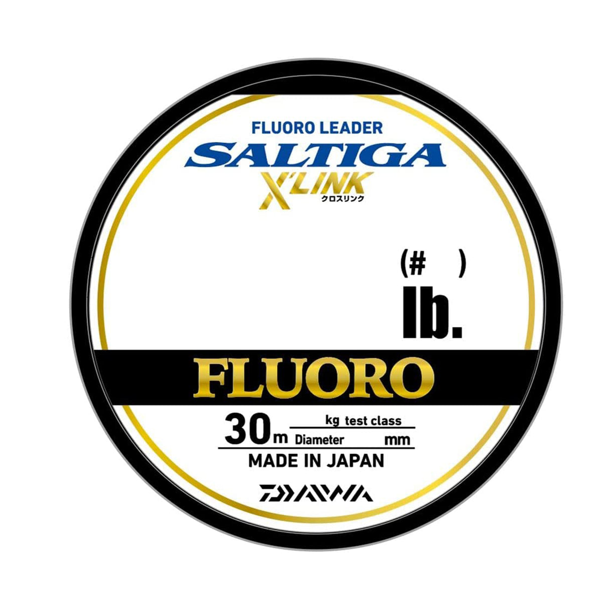 DAIWA SALTIGA FC LEADER X'LINK 40lbs 30m - 0.570mm