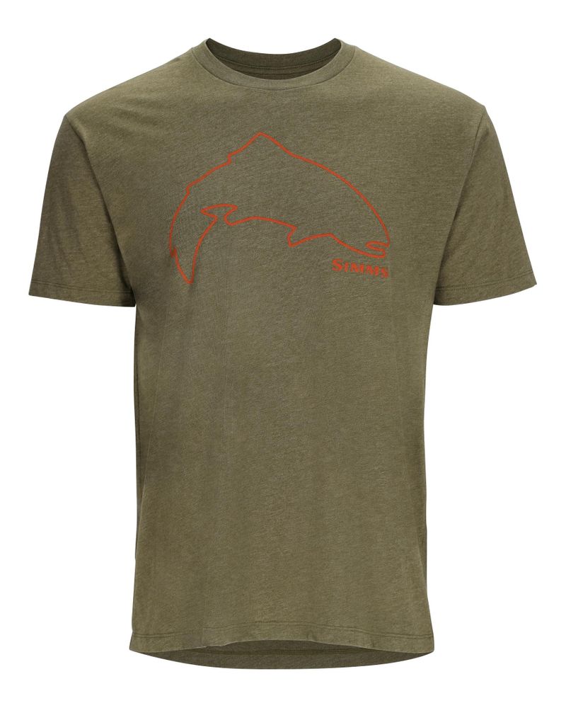 Trout Outline T-Shirt