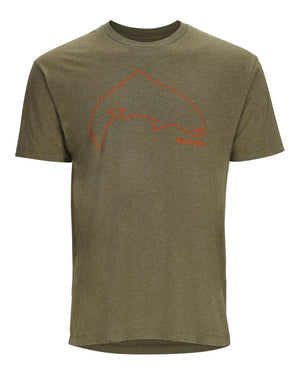 Trout Outline T-Shirt